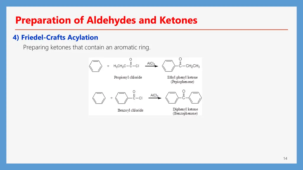 preparation of aldehydes and ketones 1