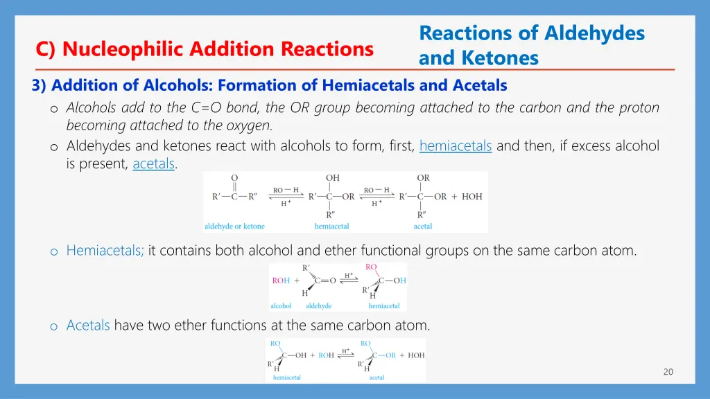 reactions of aldehydes and ketones 5