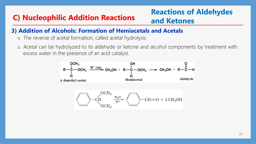 reactions of aldehydes and ketones 6