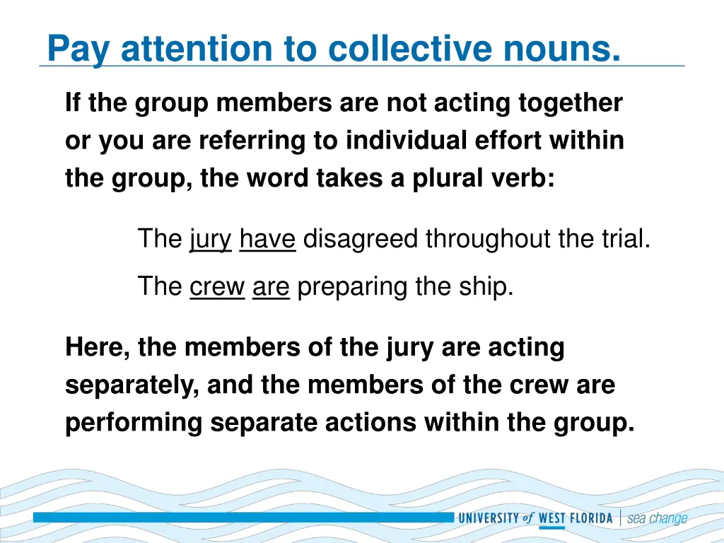 pay attention to collective nouns 2