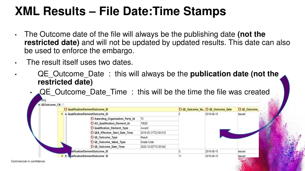 xml results file date time stamps 4