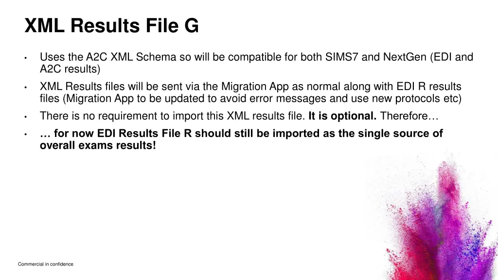 xml results file g 2