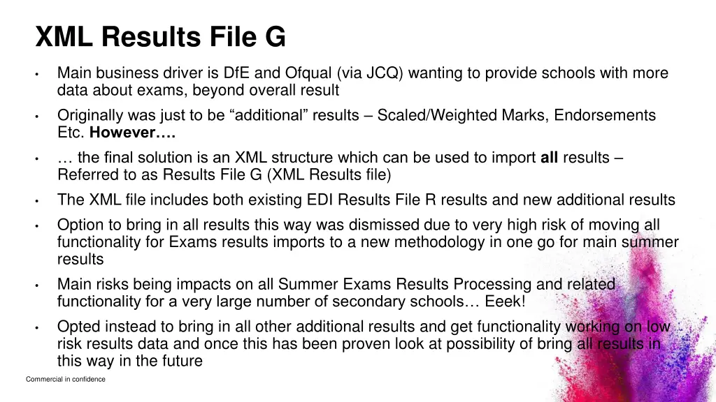 xml results file g