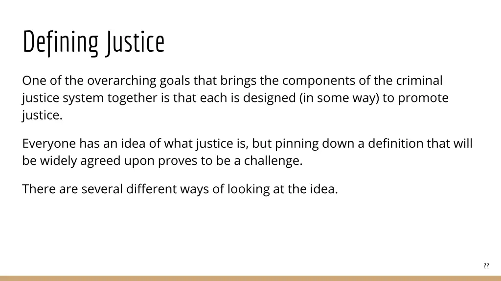 defining justice