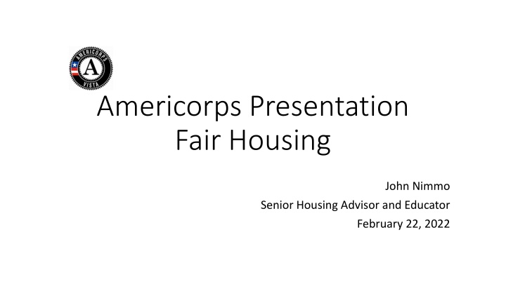 americorps presentation fair housing