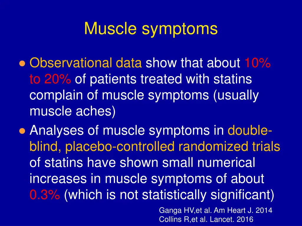 muscle symptoms