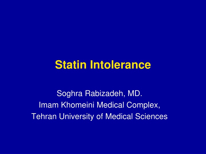 statin intolerance