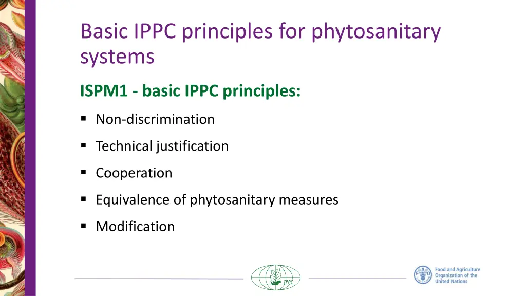 basic ippc principles for phytosanitary systems 1