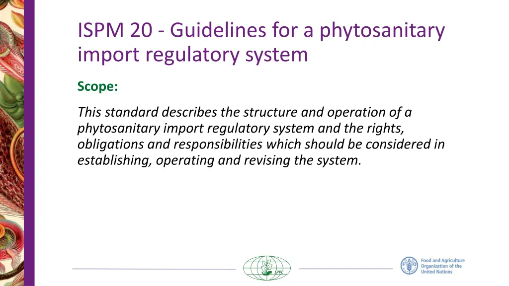 ispm 20 guidelines for a phytosanitary import