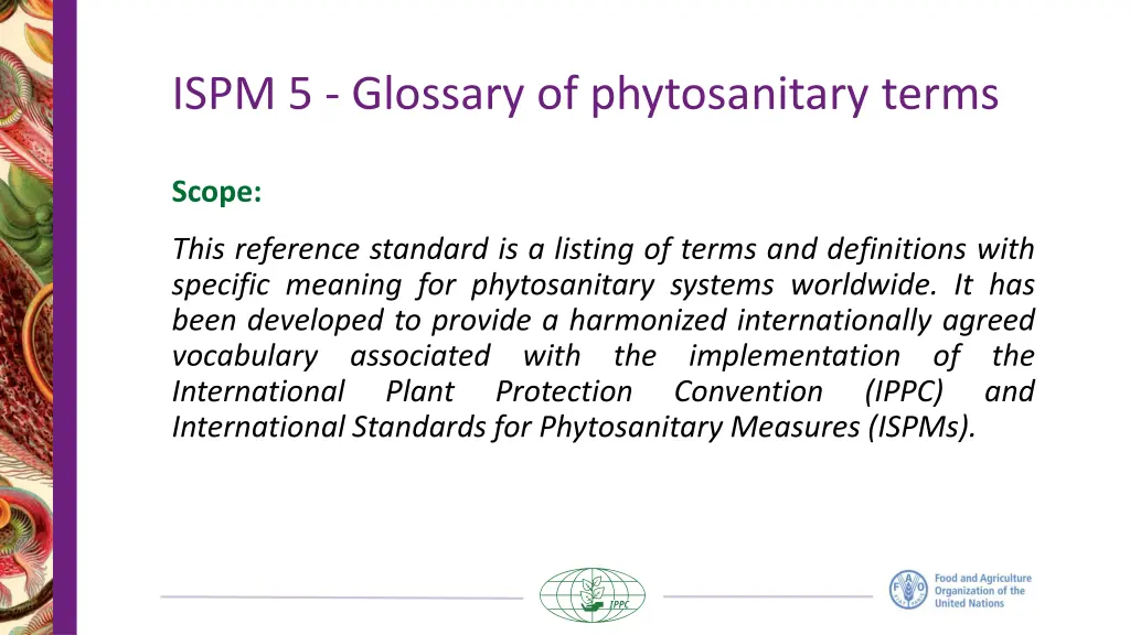 ispm 5 glossary of phytosanitary terms