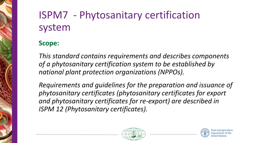 ispm7 phytosanitary certification system