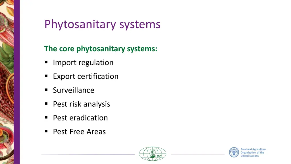 phytosanitary systems