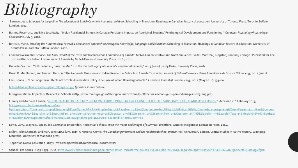 bibliography