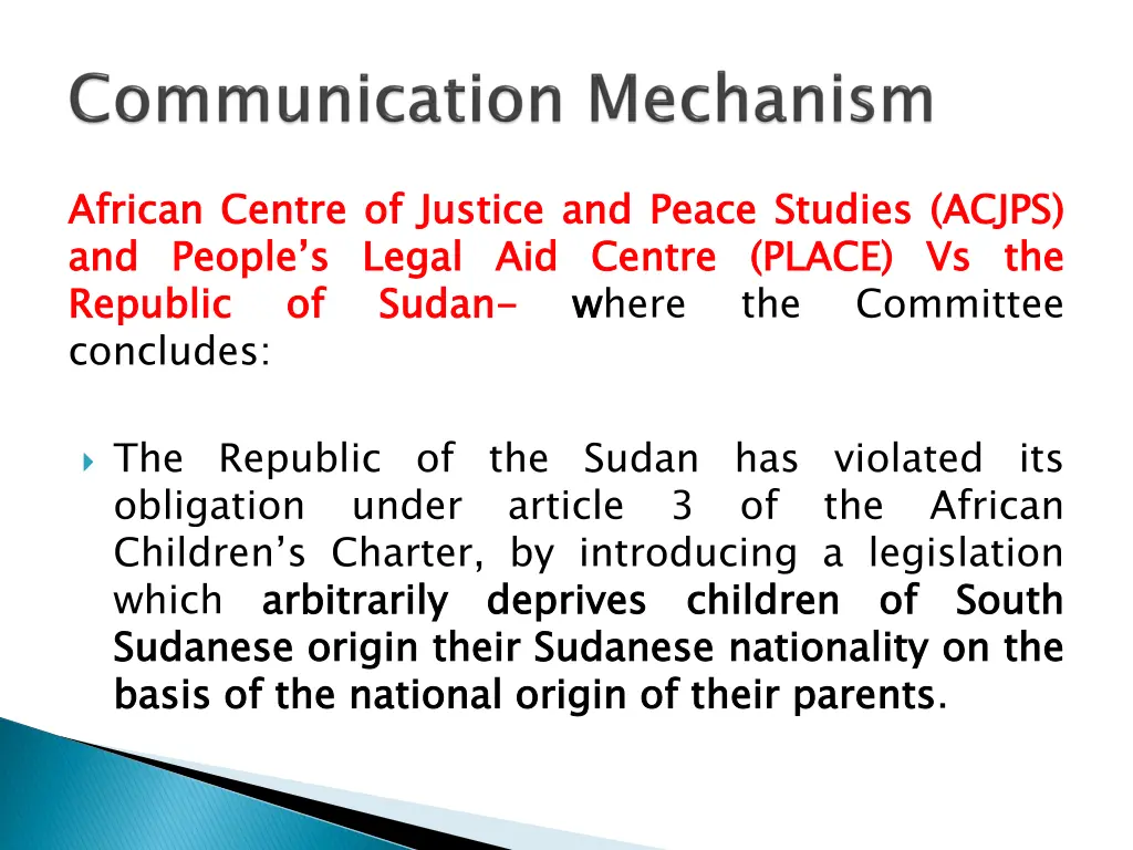 african and republic concludes