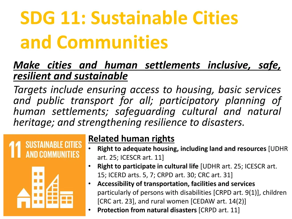 sdg 11 sustainable cities and communities