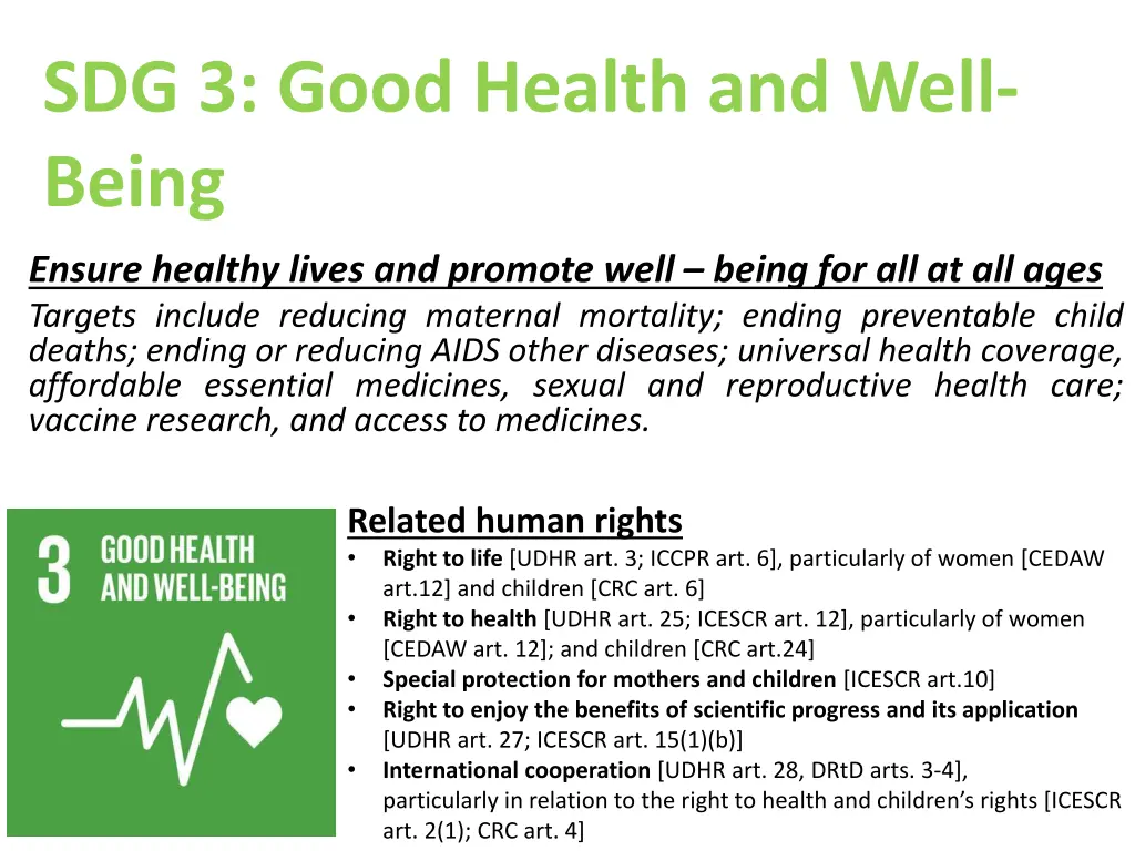 sdg 3 good health and well being