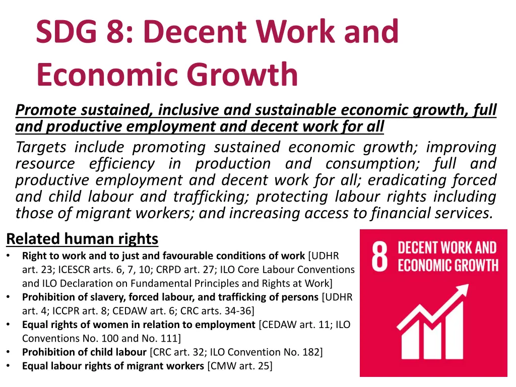 sdg 8 decent work and economic growth promote