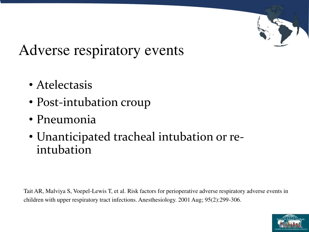 adverse respiratory events 1