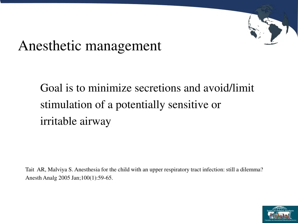 anesthetic management 1