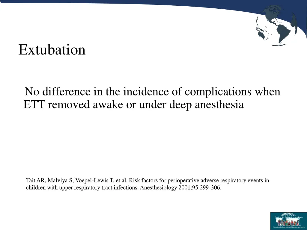 extubation