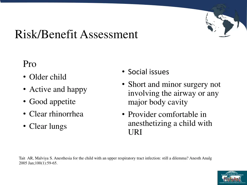 risk benefit assessment