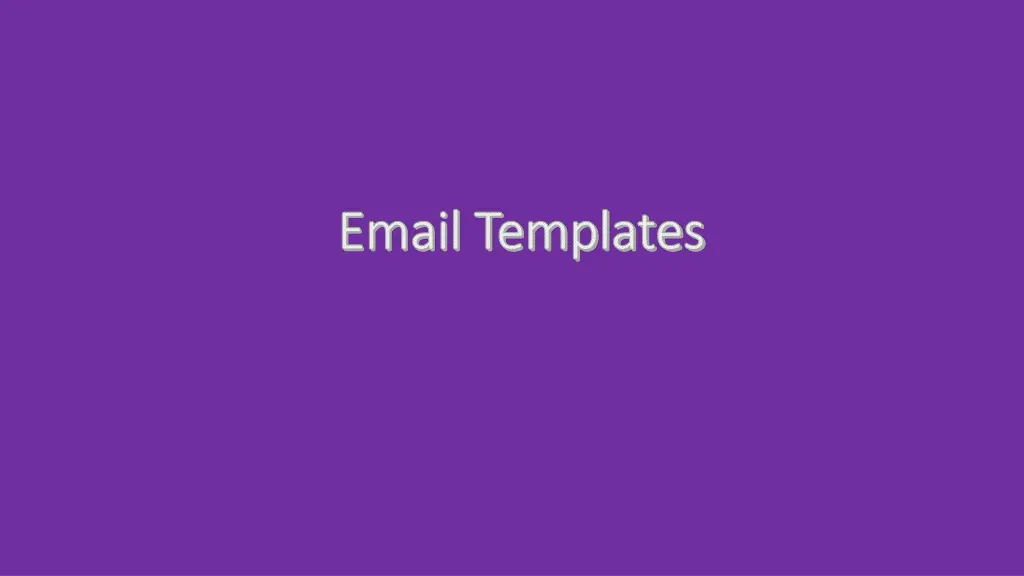 email templates email templates