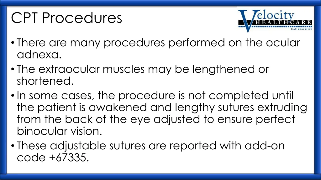 cpt procedures 8