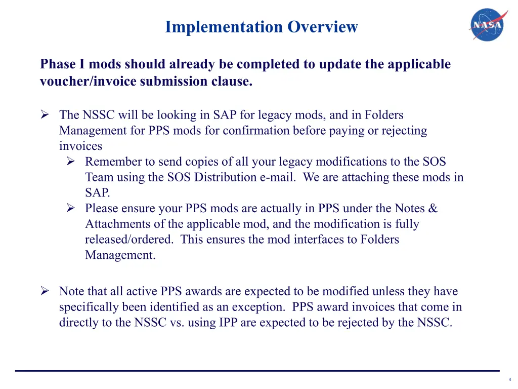 implementation overview