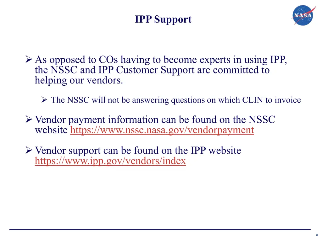 ipp support