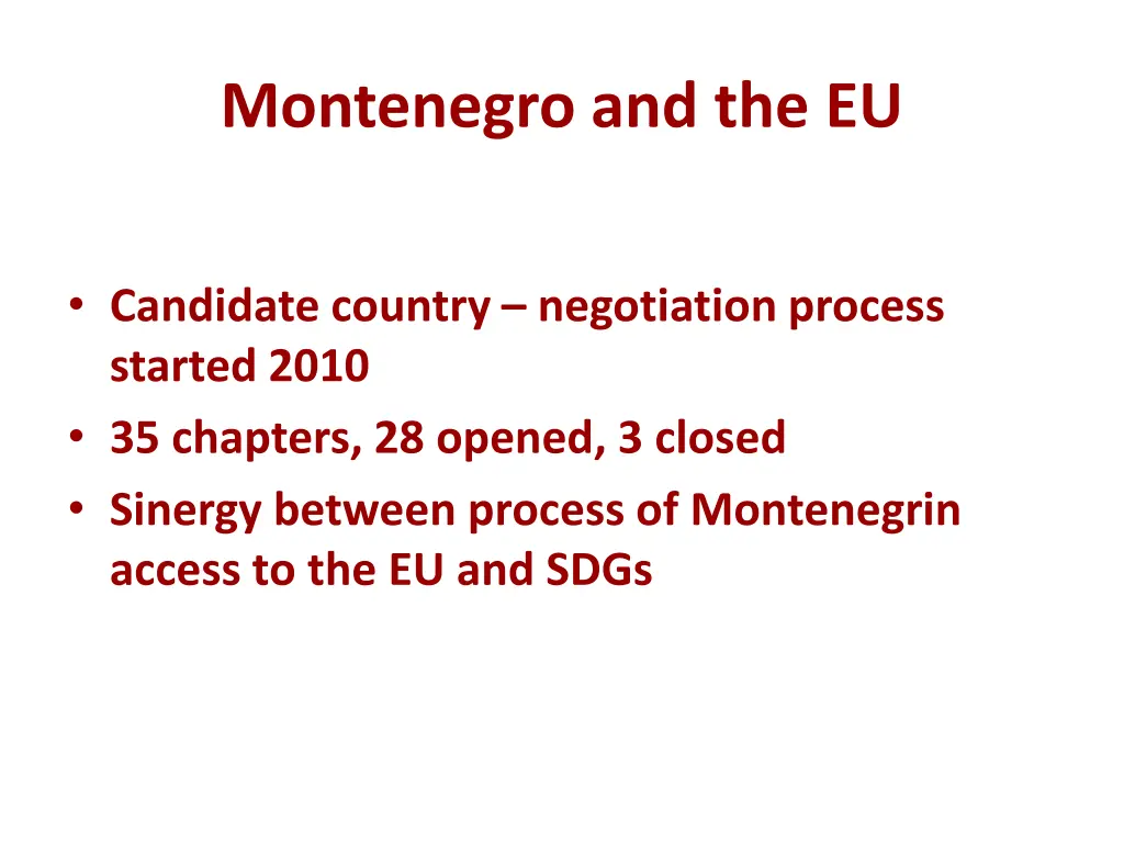 montenegro and the eu