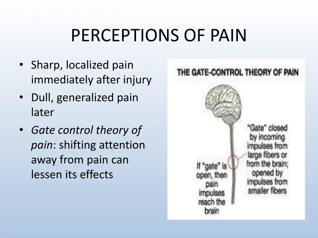 perceptions of pain