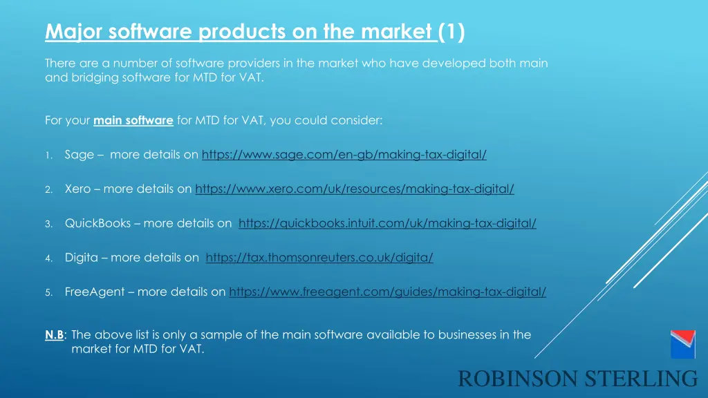 major software products on the market 1