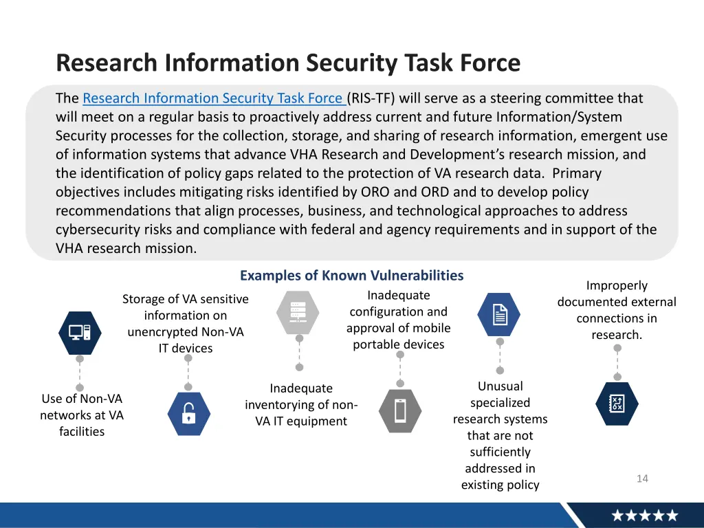 research information security task force