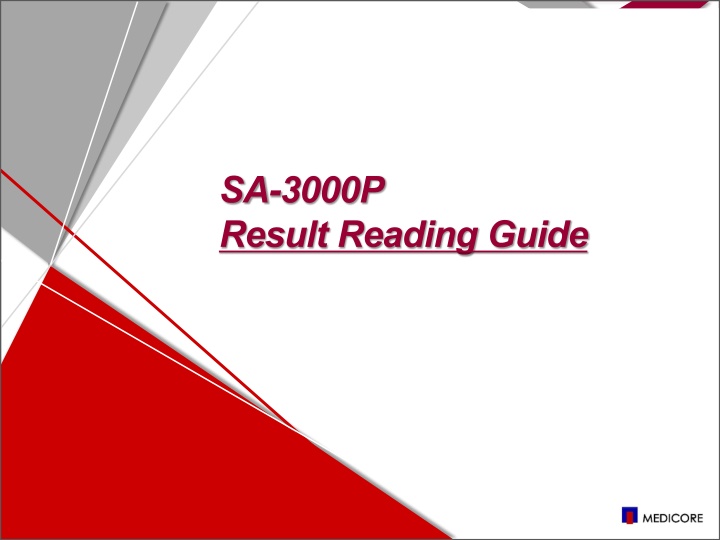 sa 3000p result reading guide