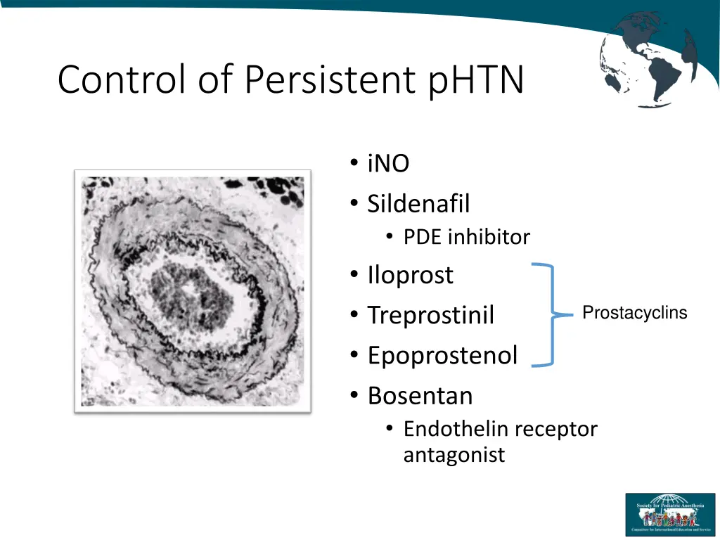 control of persistent phtn