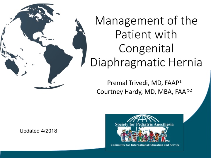 management of the patient with congenital