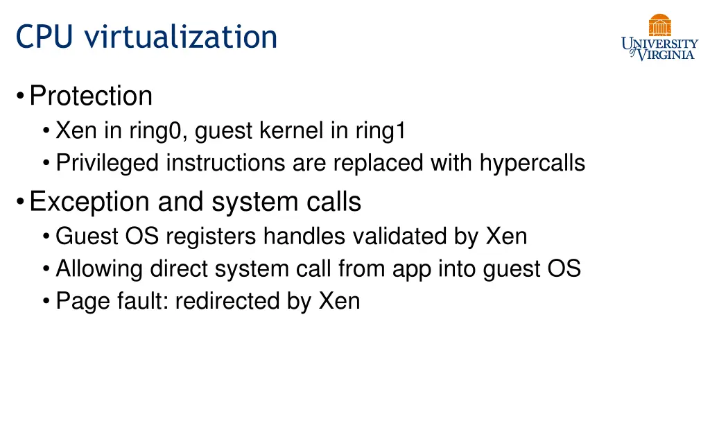 cpu virtualization