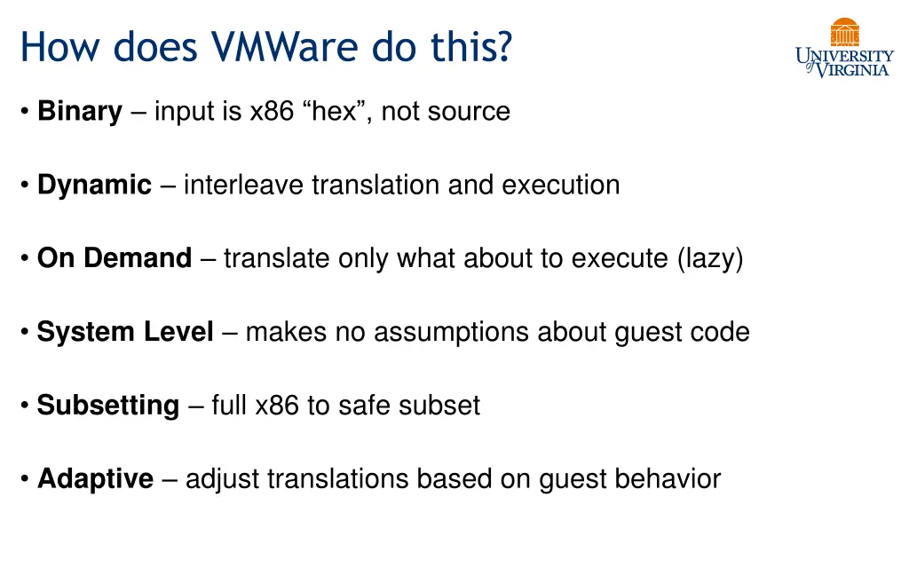 how does vmware do this