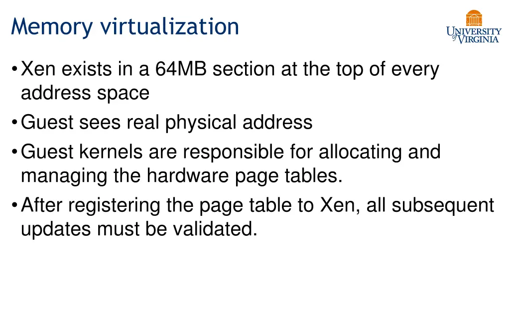 memory virtualization