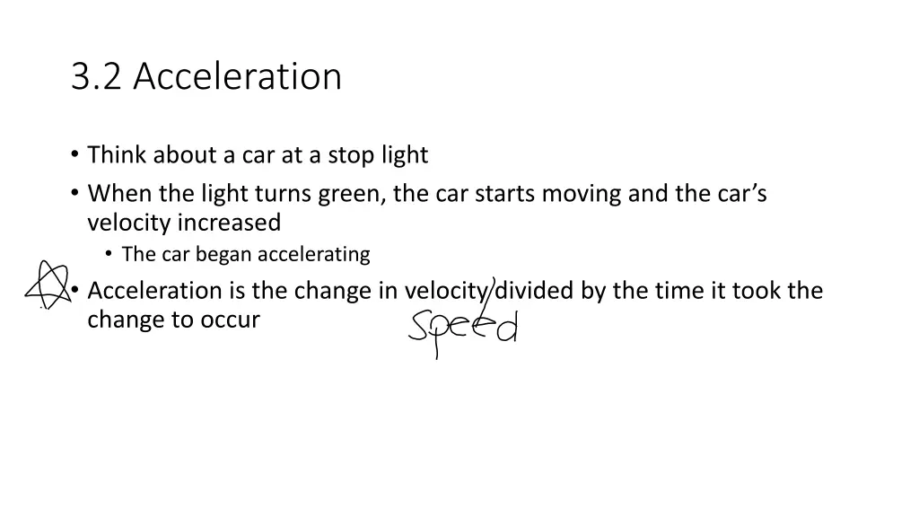 3 2 acceleration