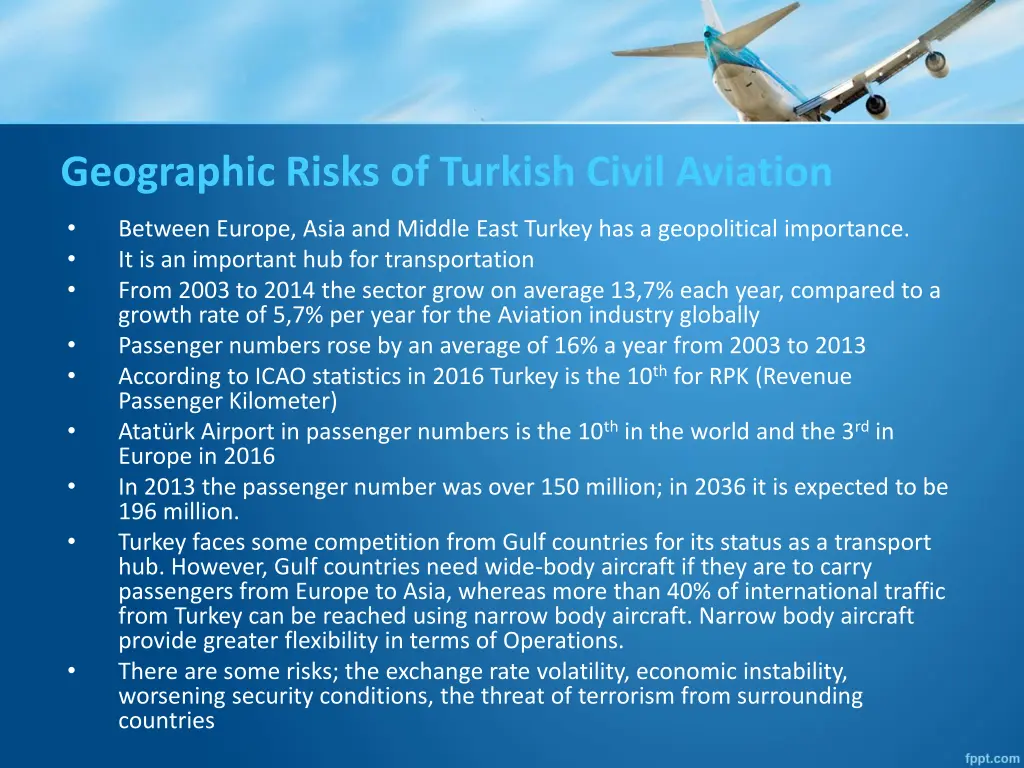 geographic risks of turkish civil aviation