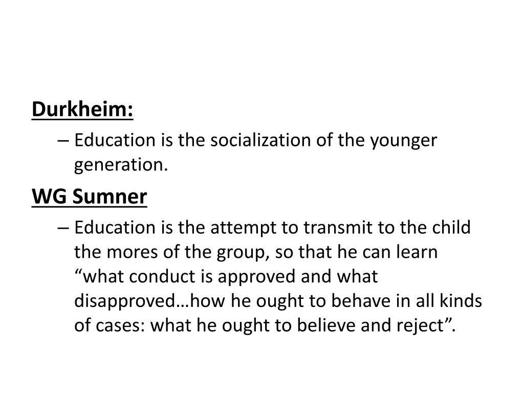 durkheim education is the socialization