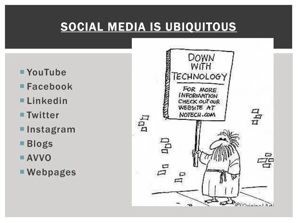 social media is ubiquitous social media