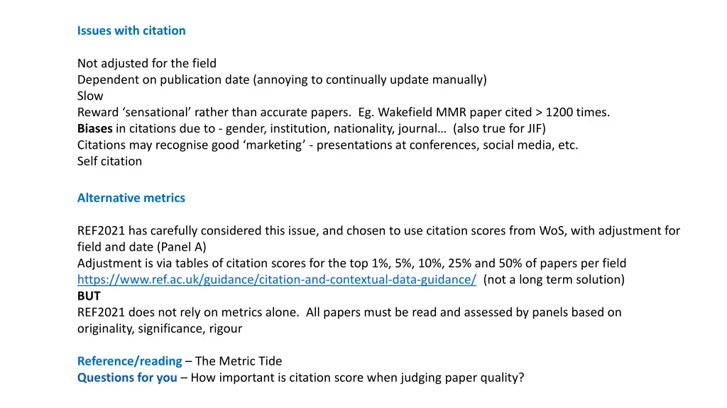 issues with citation