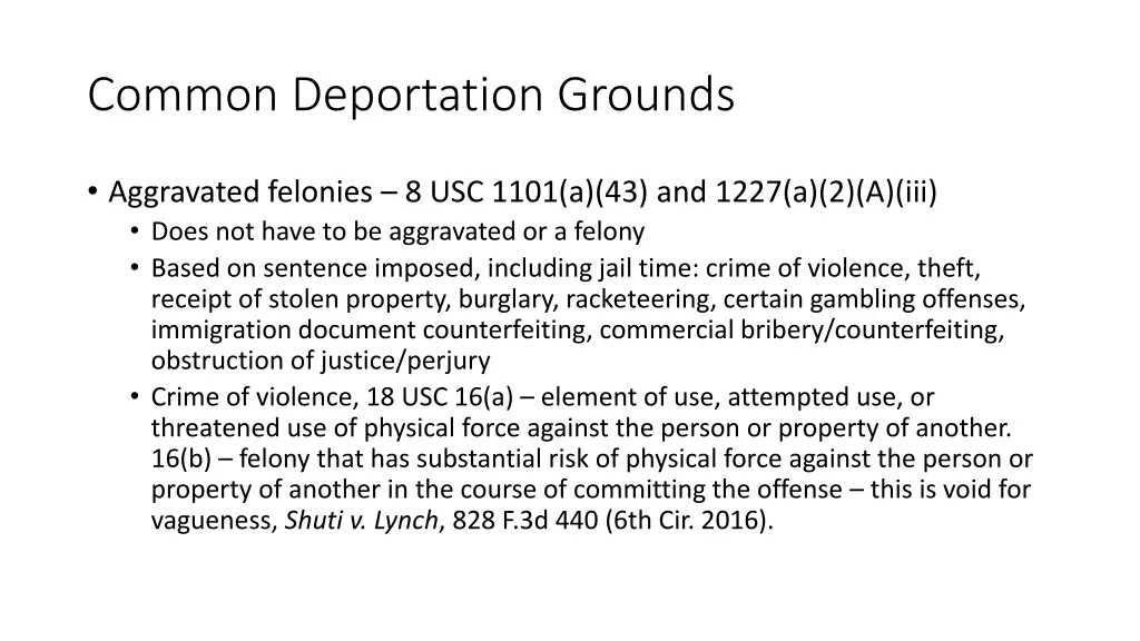 common deportation grounds 1