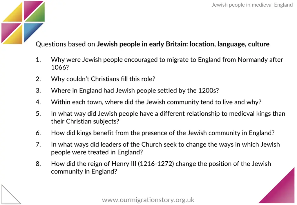 jewish people in medieval england 1