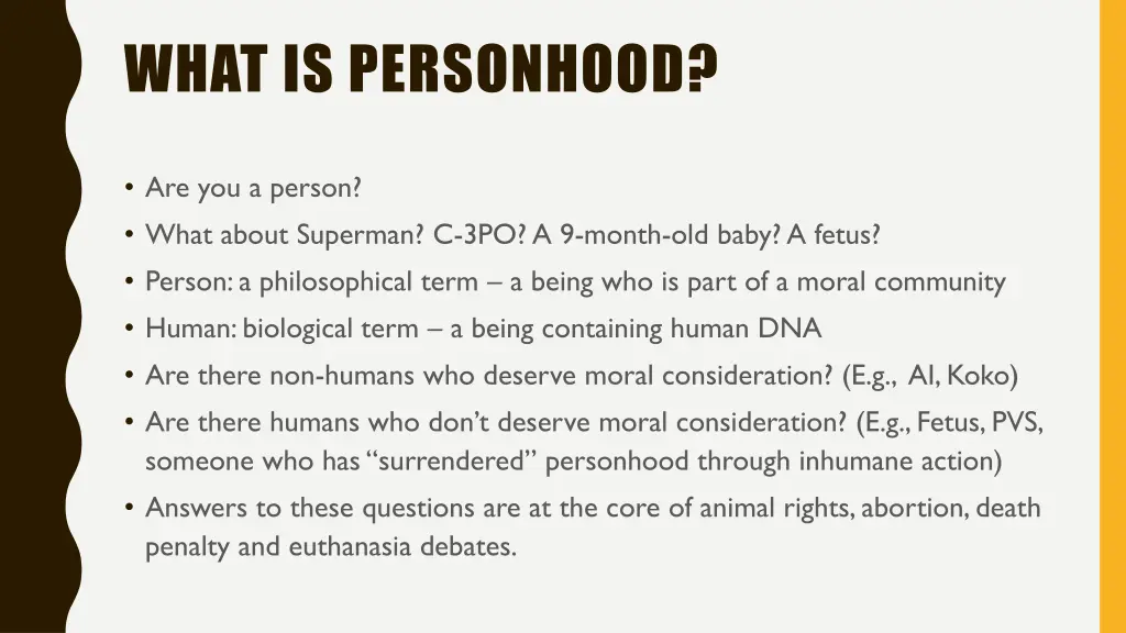 what is personhood