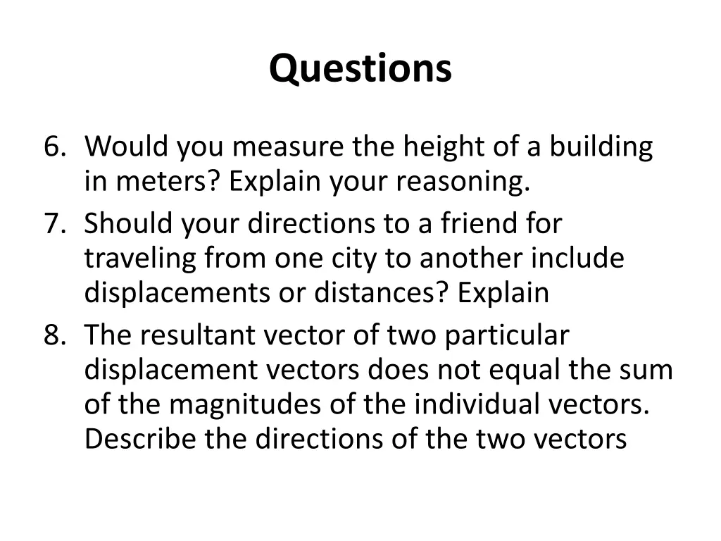 questions 1