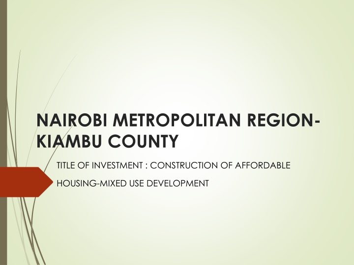 nairobi metropolitan region kiambu county