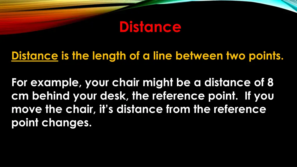 distance